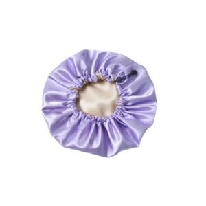 Purple Satin Hair Bonnet